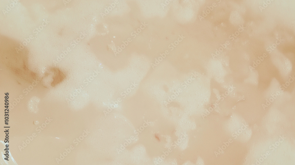 Fototapeta premium a close-up, top-down view of frothy soap bubbles covering the entire surface