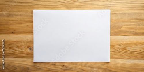 Top view of a blank A4 paper, blank, paper, A4, document, template, white, sheet, office, stationary, plain, empty, space