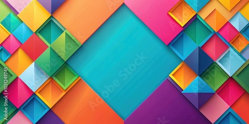 Minimalist abstract background with colorful geometric shapes, minimalist, abstract, background, colorful, shapes, design