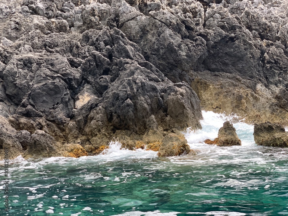 rocks in the sea rocks in the sea