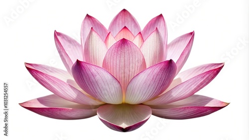 Lotus flower isolated on a white background