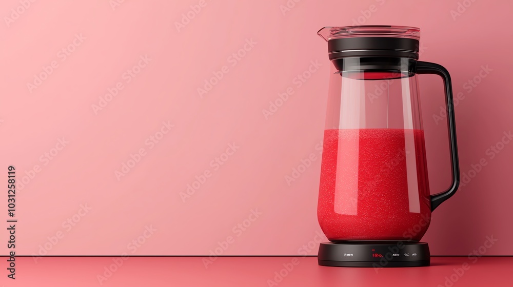 Smart blender following voice commands for perfect smoothies, 3D illustration Smart blender following voice commands for perfect smoothies, 3D illustration