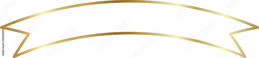 Obraz premium Golden tag label and banner
