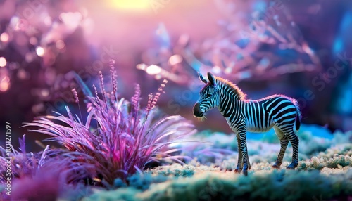 zebra in the grass