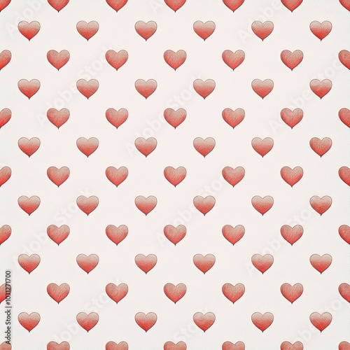 다양한 하트 패턴 이미지 일러스트 (Various heart pattern image illustration)
