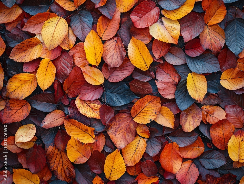 Autumn, fall leaves background. - ai Autumn, fall leaves background. - ai