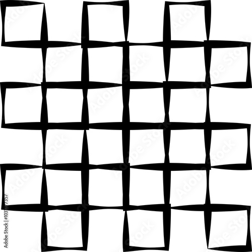 Square line shapes. Geometric elements