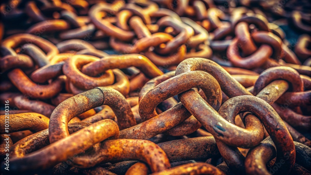 rusty chain