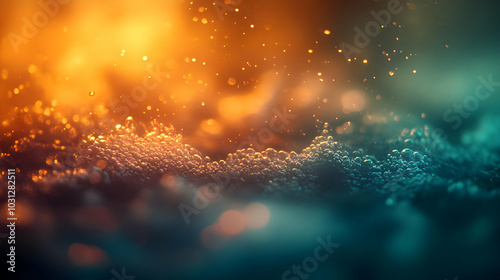 Abstract depiction of bubbl...