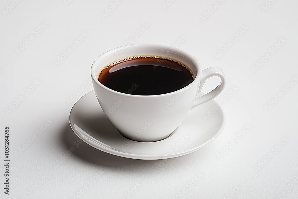 Black Coffee isolated on white background. Black Coffee isolated on white background.