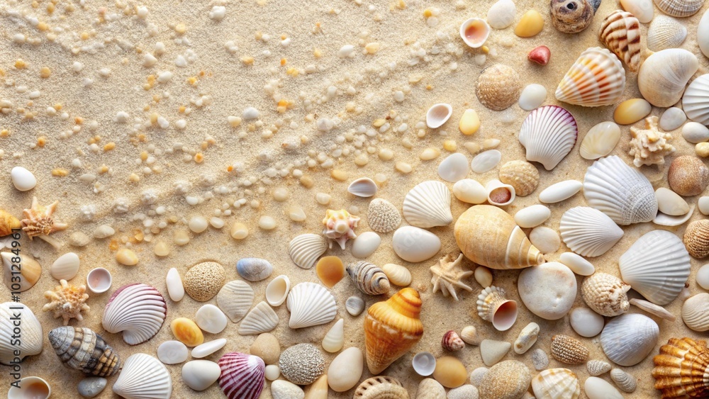 seashells on the sand