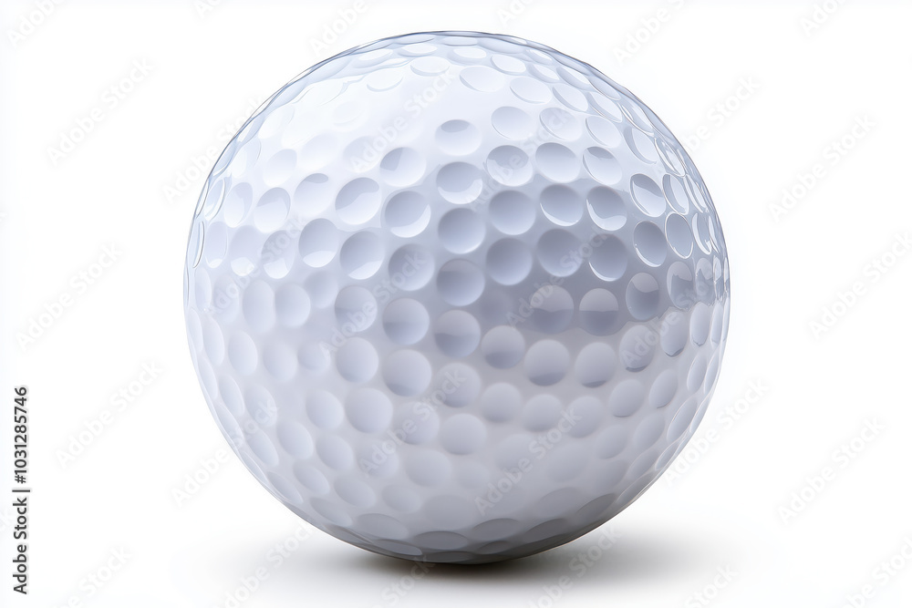 Golf ball isolated on white background. Golf ball isolated on white background.