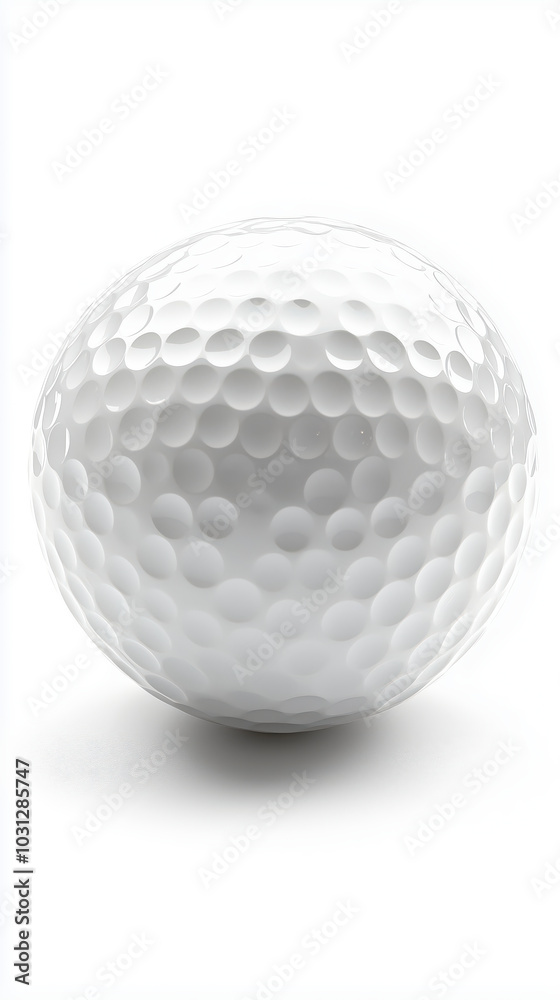Golf ball isolated on white background. Golf ball isolated on white background.