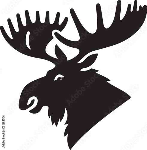 moose head silhouette