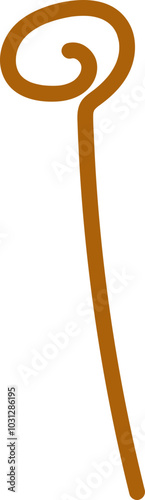 Sinterklaas Staff Illustration
