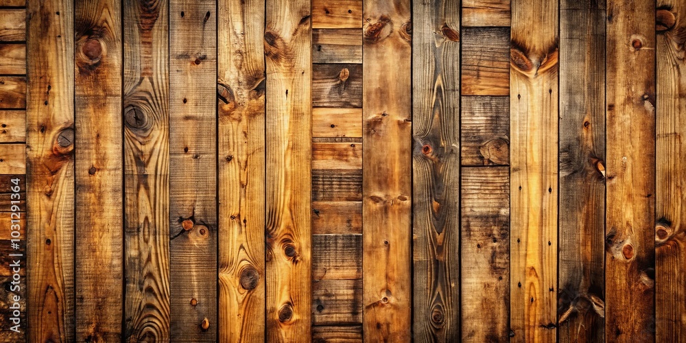 A Rustic Wooden Plank Wall with a Variety of Grain Patterns and Hues, Featuring Knots and Natural Imperfections A Rustic Wooden Plank Wall with a Variety of Grain Patterns and Hues, Featuring Knots and Natural Imperfections