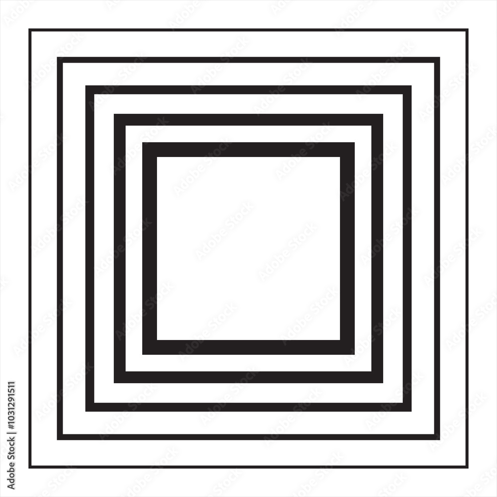 Square gradient frame blended line effect. Decoration for technology Square gradient frame blended line effect. Decoration for technology