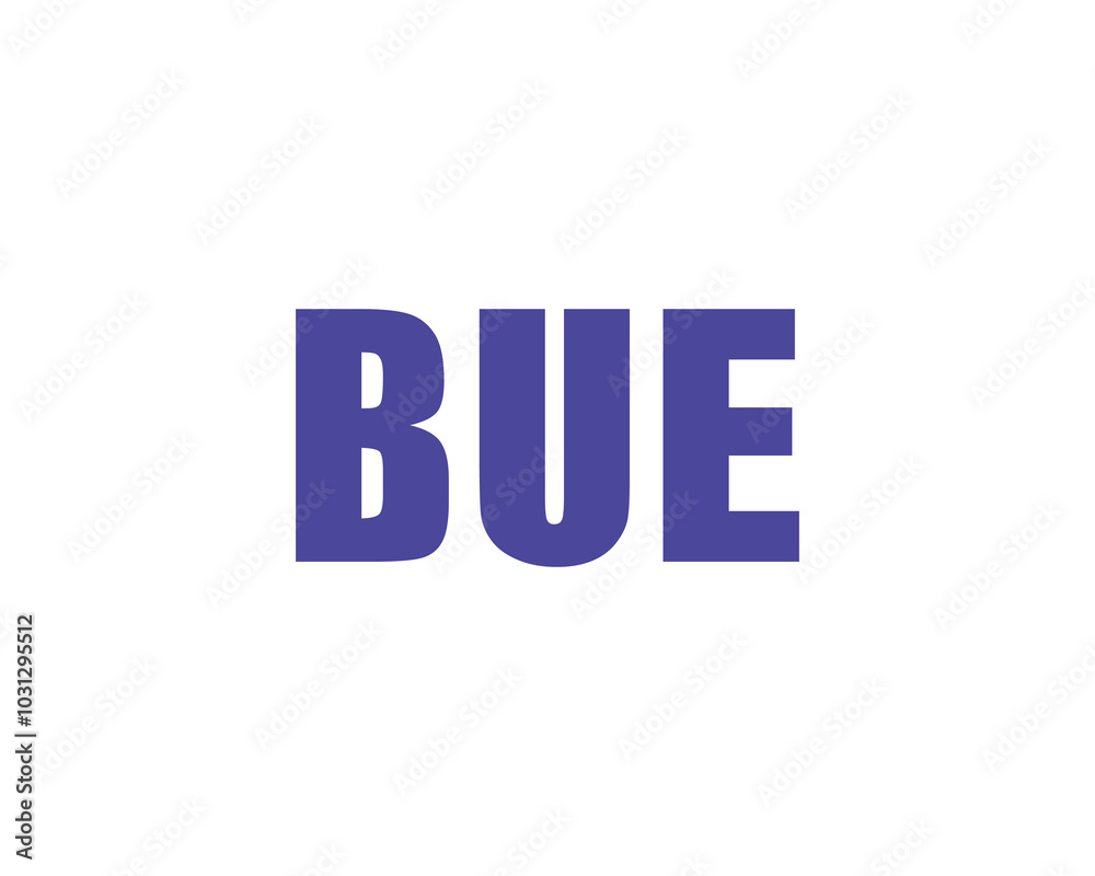 BUE logo design vector template. BUE BUE logo design vector template. BUE