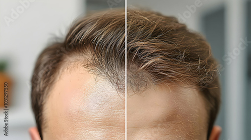 Before-and-after comparison...