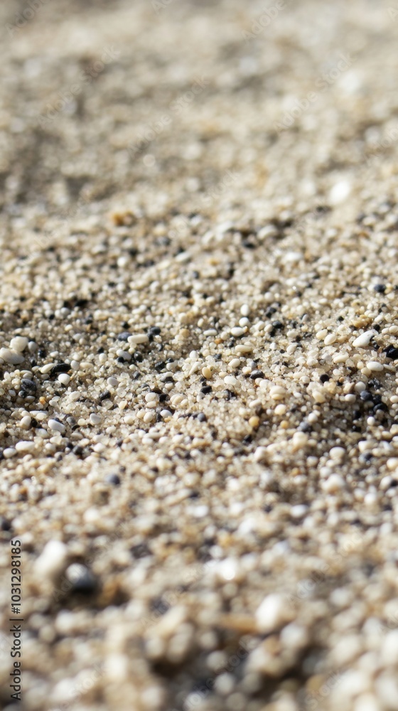Intricate Sand Patterns, close-up view of fine sand grains, showcasing texture variations and wind-created designs on a beach surface Intricate Sand Patterns, close-up view of fine sand grains, showcasing texture variations and wind-created designs on a beach surface