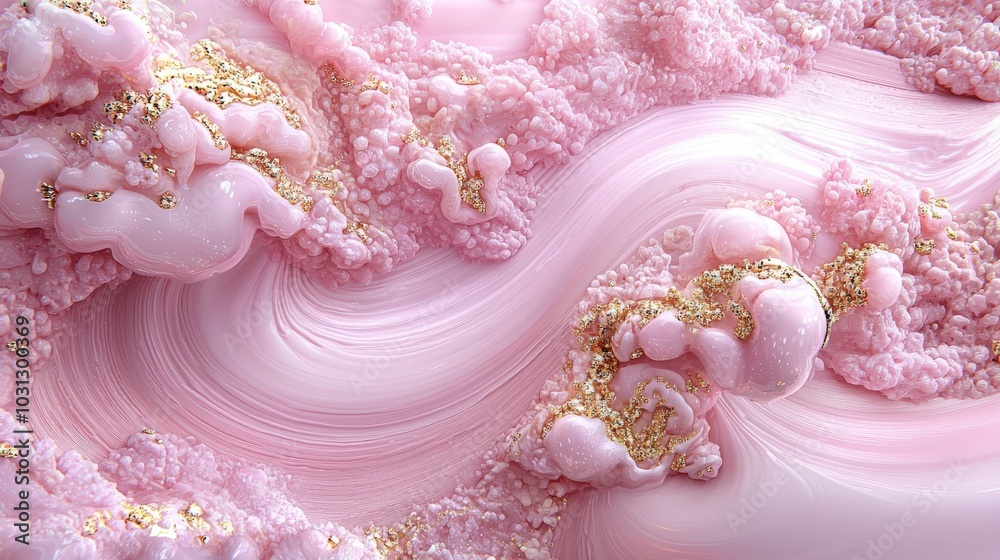 Breathtaking Abstract 3D Illustrations in Pink Tones Breathtaking Abstract 3D Illustrations in Pink Tones