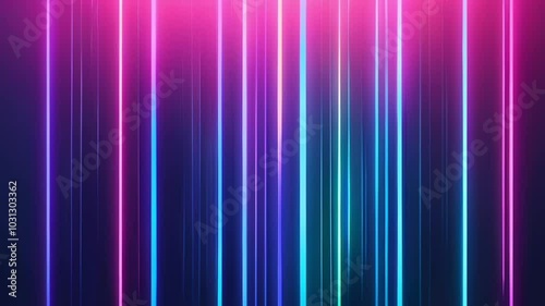 Colorful neon lights flicker and flow against a dark backdrop, creating an engaging and energetic atmosphere perfect for nighttime celebrations