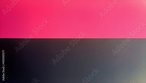 A vibrant pink top meets a deep charcoal bottom; a striking bisection of color. The bold contrast creates a captivating visual experience.