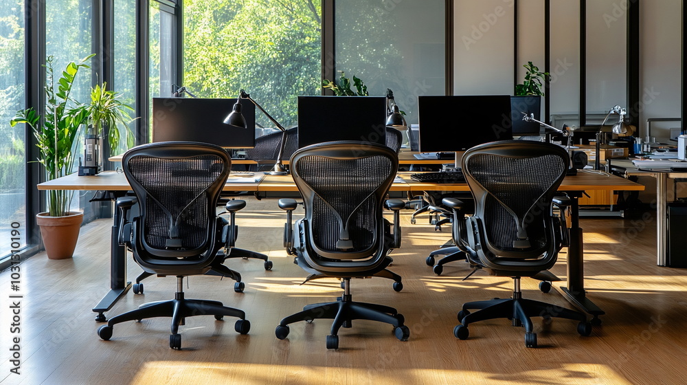 Elevating Workspaces with an Inspiring Modern Offices with a Natural Touch Elevating Workspaces with an Inspiring Modern Offices with a Natural Touch