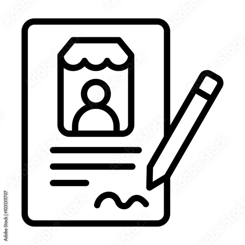Vendor Registration Icon
