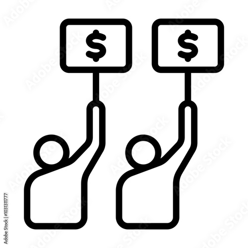 Vendor Bidding Icon