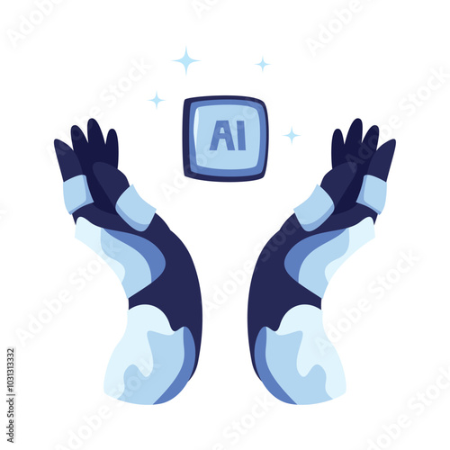 artificial intelligence hands technology