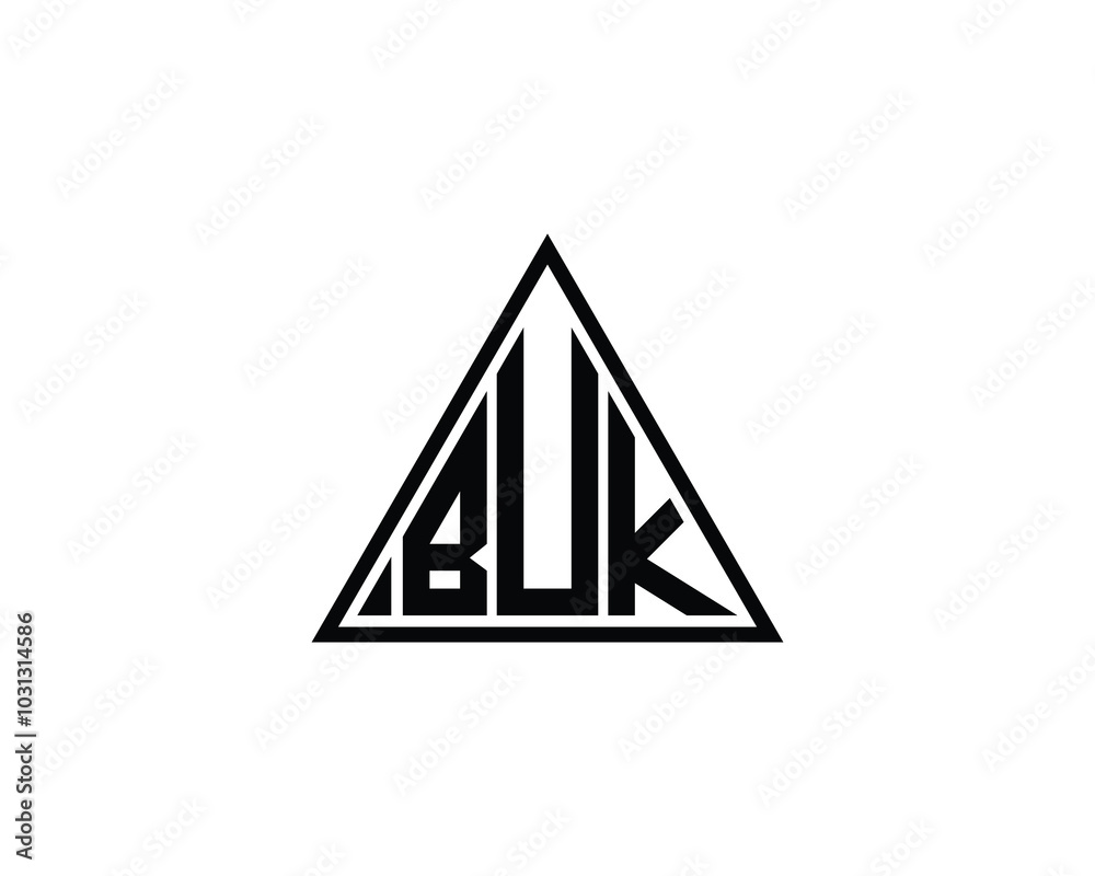 BUK Logo design vector template. BUK BUK Logo design vector template. BUK