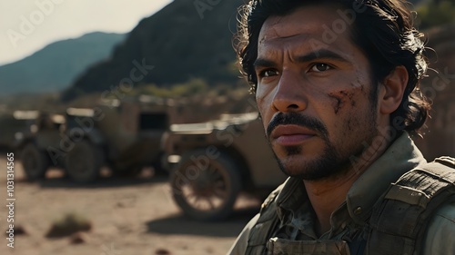 Grupo de comando táctico en desierto mexicano