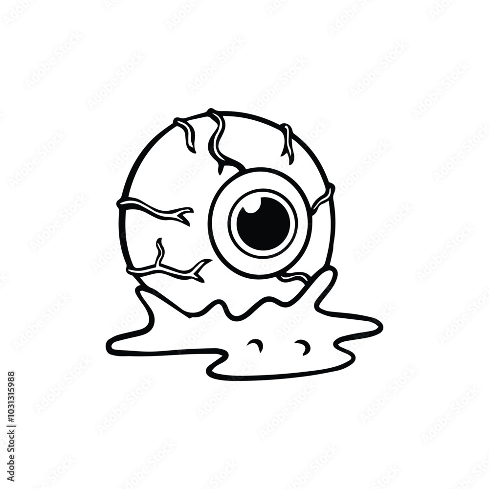 Vector Illustration Halloween element collection Vector Illustration Halloween element collection