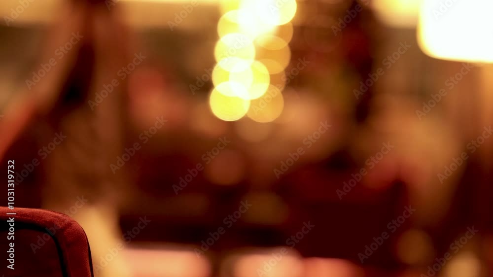 Blurred Lights in Bangkok Evening Blurred Lights in Bangkok Evening