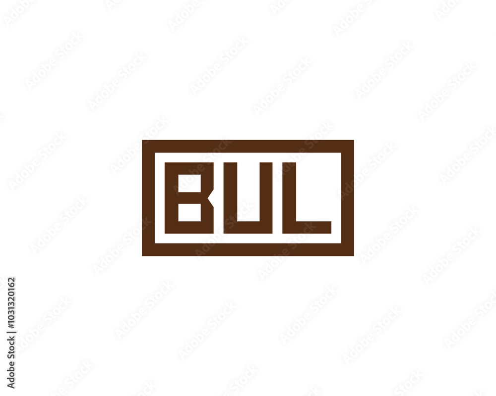 BUL logo design vector template. BUL BUL logo design vector template. BUL