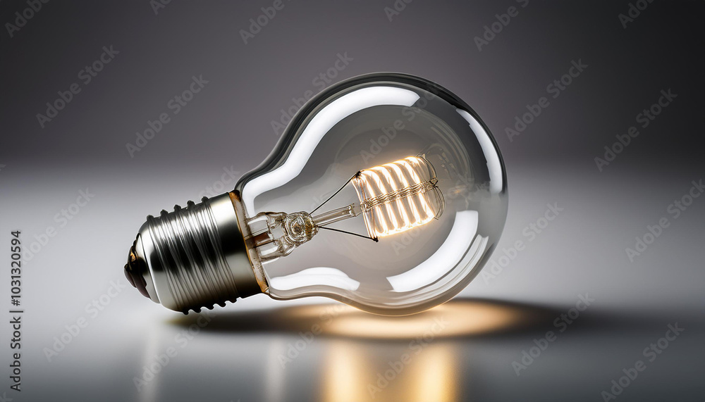 3D Realistic Light Bulb 3D Realistic Light Bulb