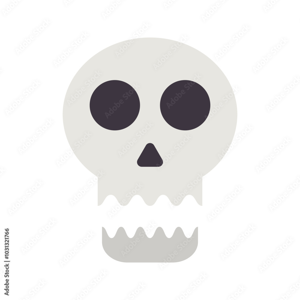skull, Halloween, horror and Scary Flat Icon skull, Halloween, horror and Scary Flat Icon