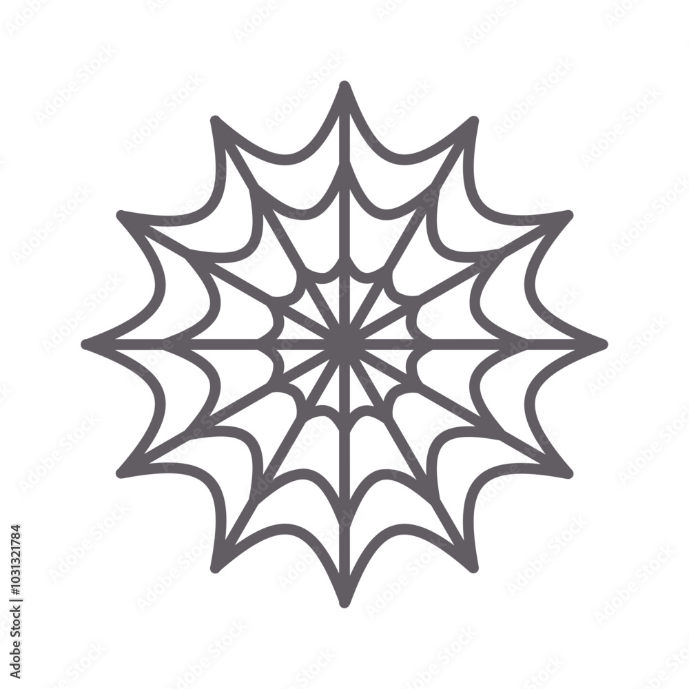spider web, Halloween, horror and Scary Flat Icon spider web, Halloween, horror and Scary Flat Icon