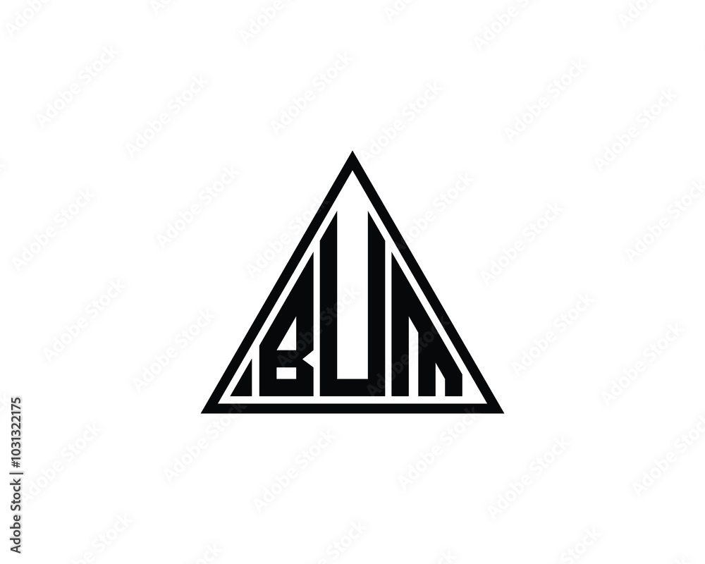BUM Logo design vector template. BUM BUM Logo design vector template. BUM