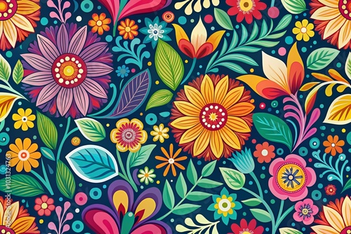 Wallpaper Mural Colorful Seamless Pattern PNG with Transparent Background for Versatile Design Use Torontodigital.ca