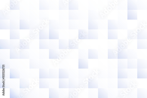 ランダムな正方形のグラデーションアブストラクト背景ベクターイラスト　横