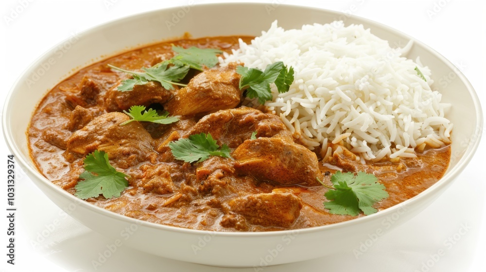 Savory Chicken Curry with Fragrant Basmati Rice Savory Chicken Curry with Fragrant Basmati Rice