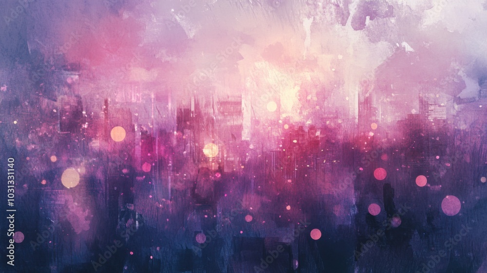 Fototapeta premium Vibrant Abstract Colorful Background with Bokeh Effects