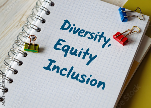 Diversity, Equity, and Inclusion - Notebook photo