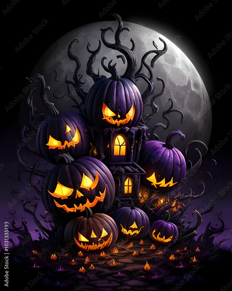 halloween background with pumpkin halloween background with pumpkin
