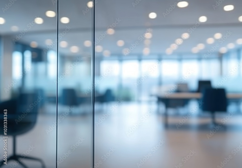 Blurred Office Interior. Blurred Office Interior.
