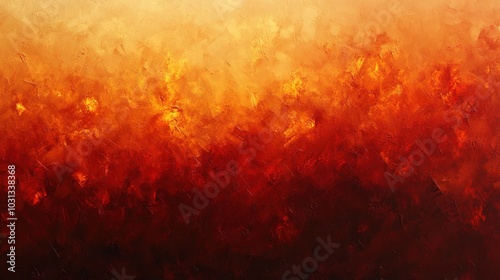 Abstract Fire and Flame Painting photo