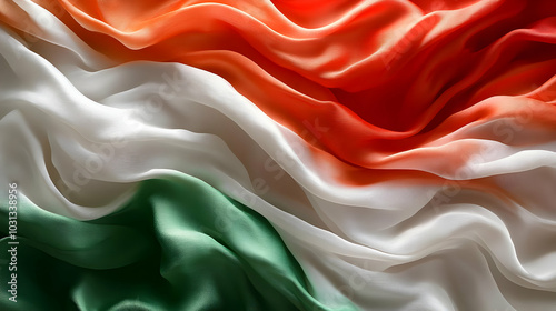 Flowing fabric in the color...