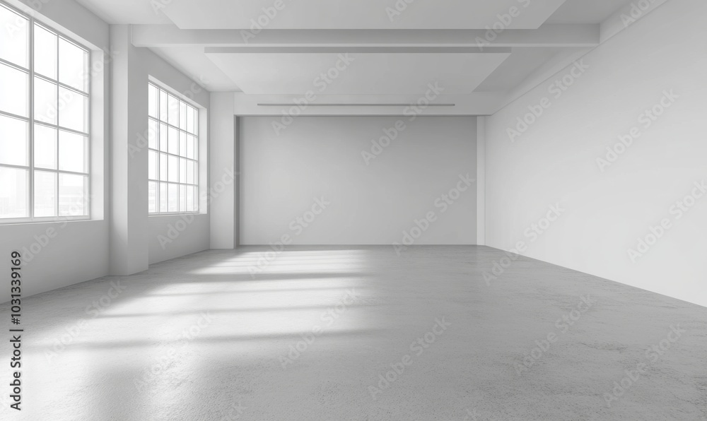 Empty White Room. Empty White Room.